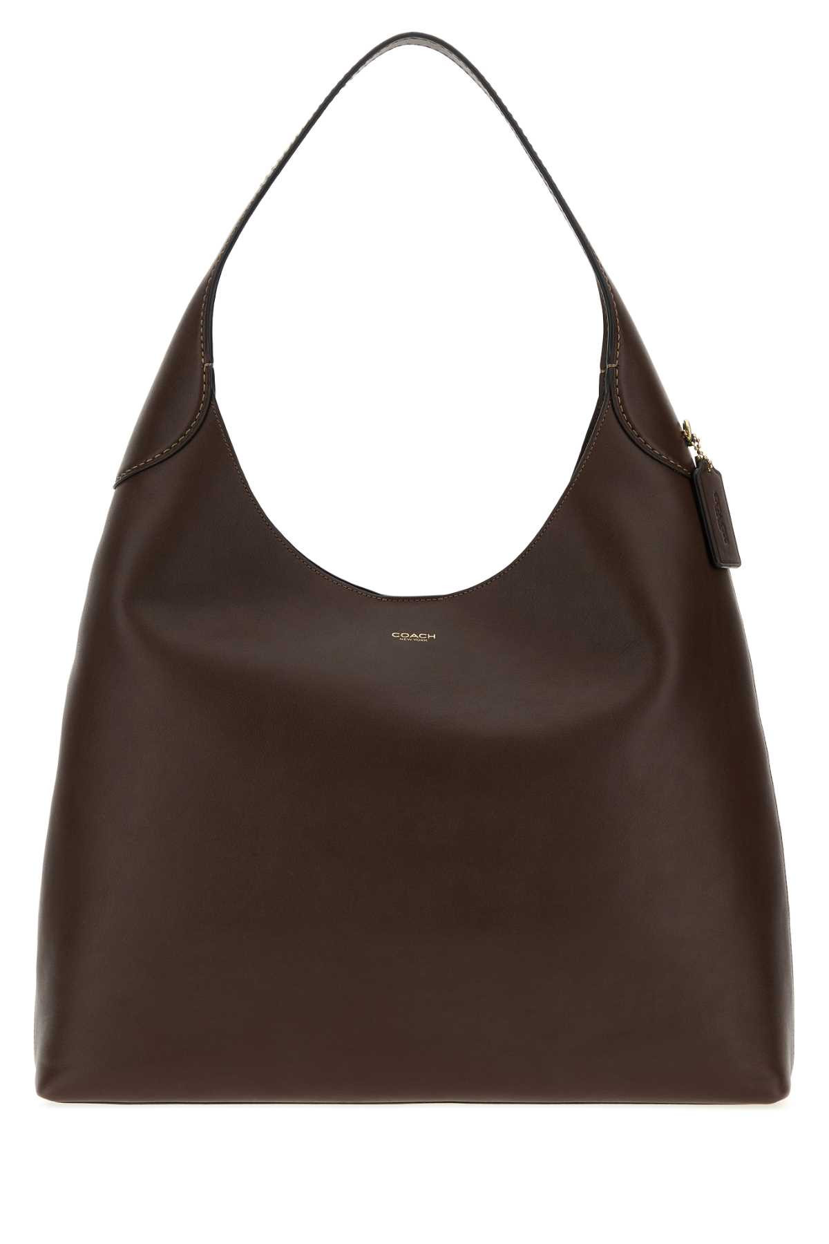 Coach New York Dark Brown Leather Brooklyn 39 Shoulder Bag B4maple Borse A Mano - Women | Italist.com US