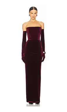 Florentina Strapless Velvet Gown
                    
                    Bronx and Banco | Revolve Clothing (Global)