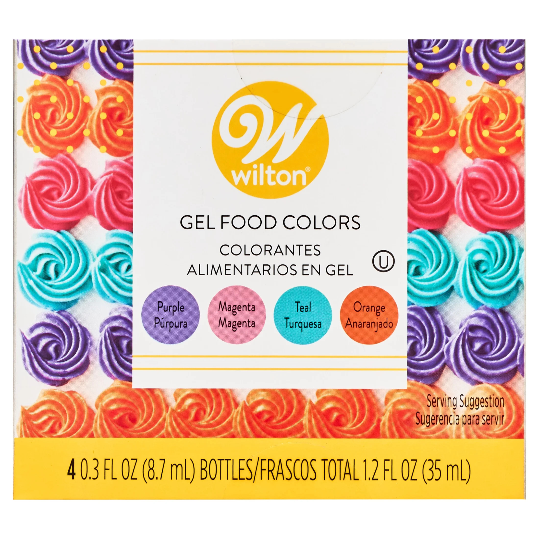 Wilton Neon Food Coloring Gel Icing Color Set, 4-Count | Walmart (US)