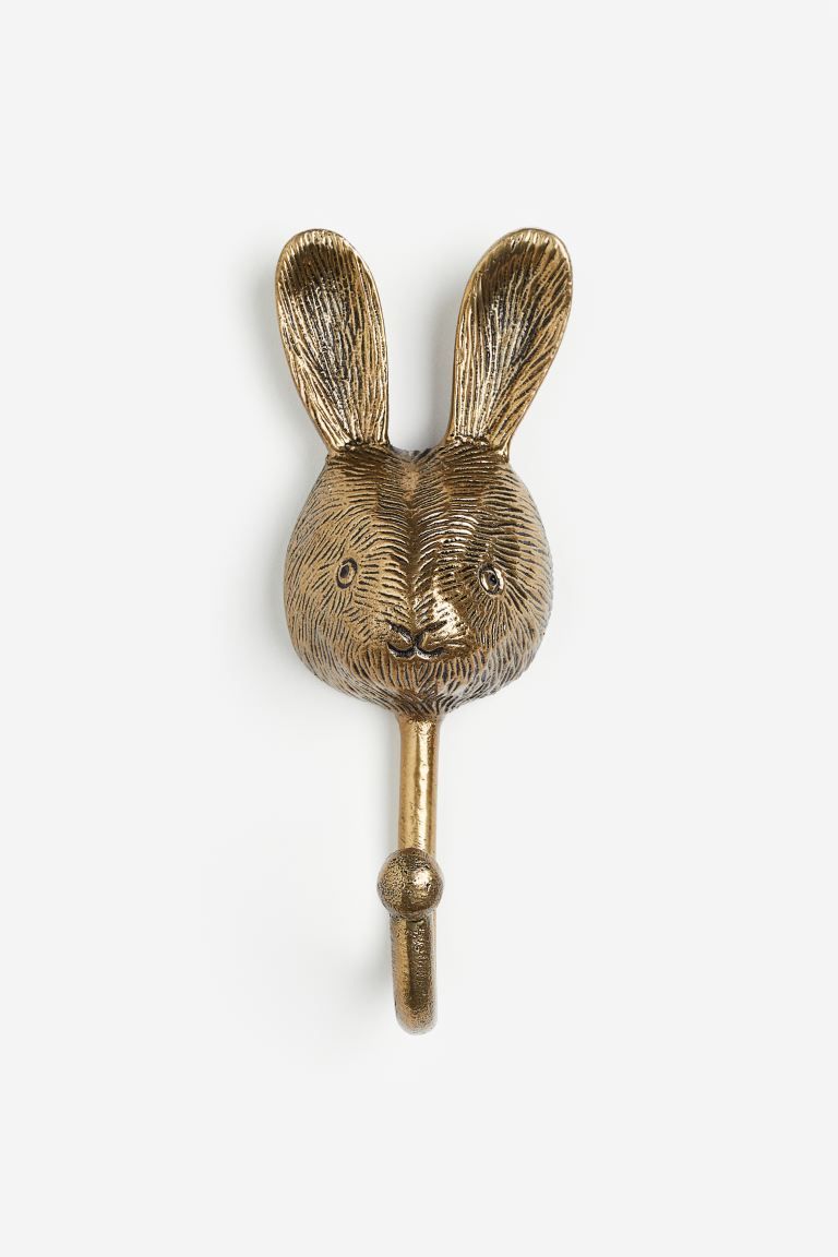 Metal Hook - Gold-colored/rabbit - Home All | H&M US | H&M (US + CA)