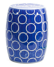 13x18 Hand Painted Circle Stool | Marshalls