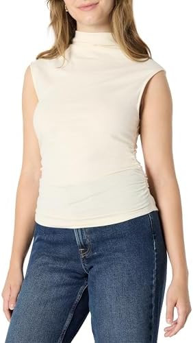 Amazon Essentials (Demi's Pick) Women's Slim-Fit Sleeveless High-Neck Top | Amazon (US)
