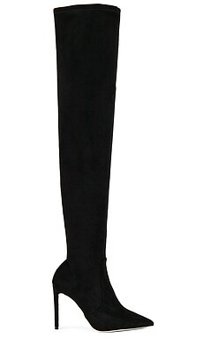 Tony Bianco Avah Boot in Black Stretch Suede from Revolve.com | Revolve Clothing (Global)