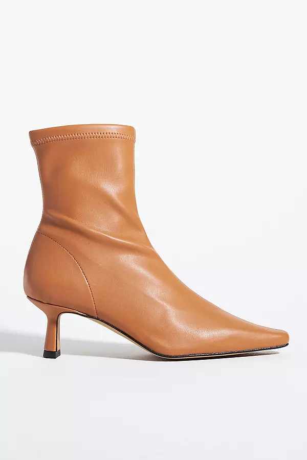 Pointed-Toe Kitten-Heel Boots | Anthropologie (US)