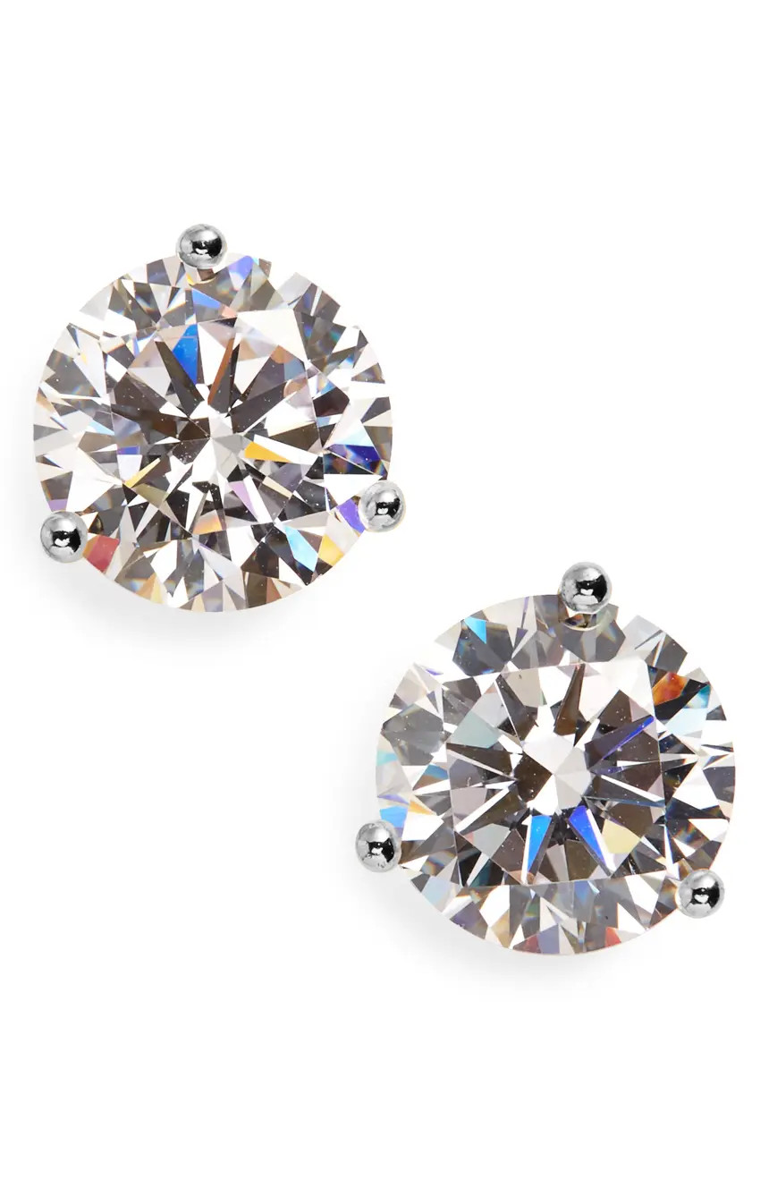 Nordstrom 4ct tw Cubic Zirconia Earrings | Nordstrom | Nordstrom