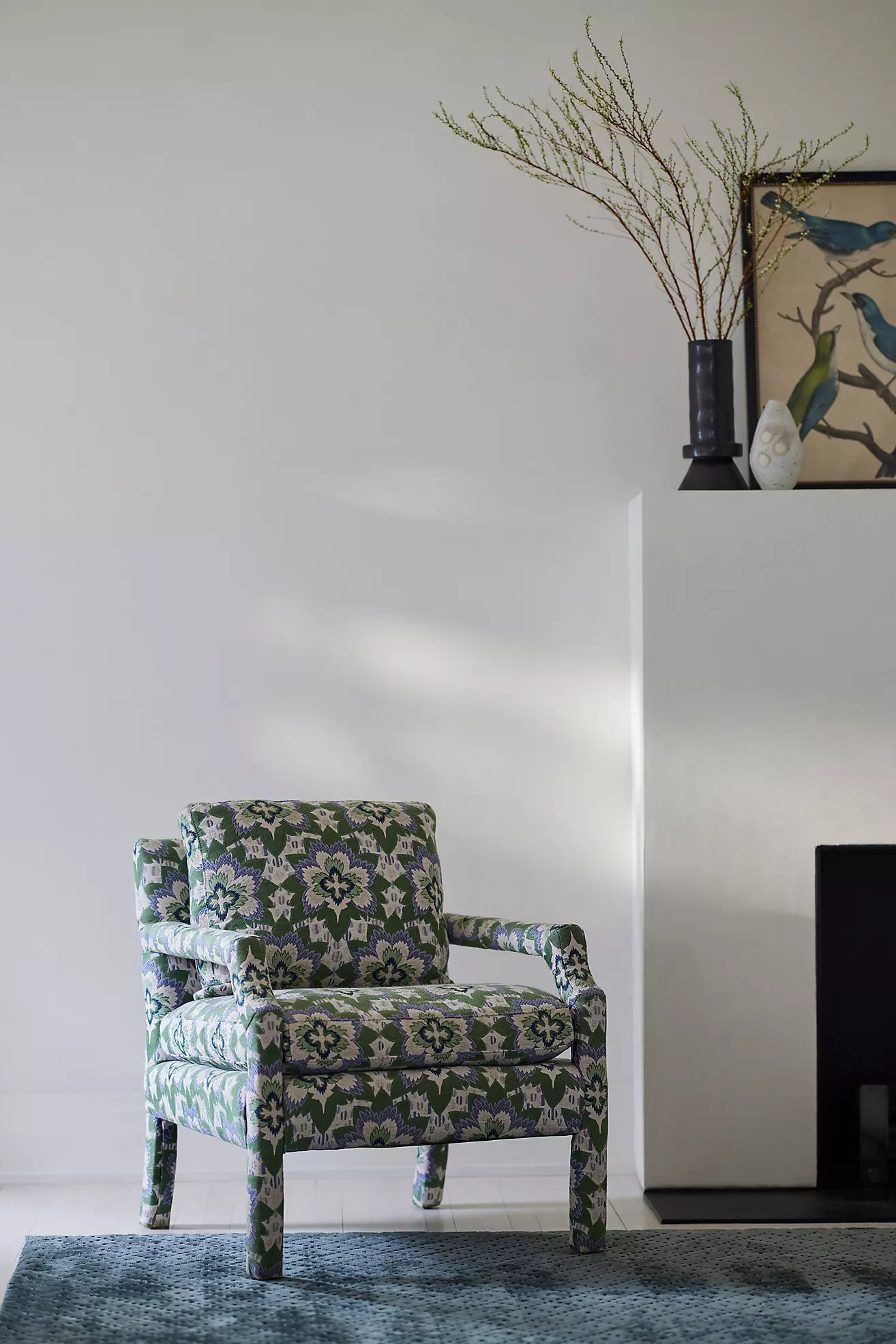 Delaney Jacquard Accent Chair | Anthropologie (US)