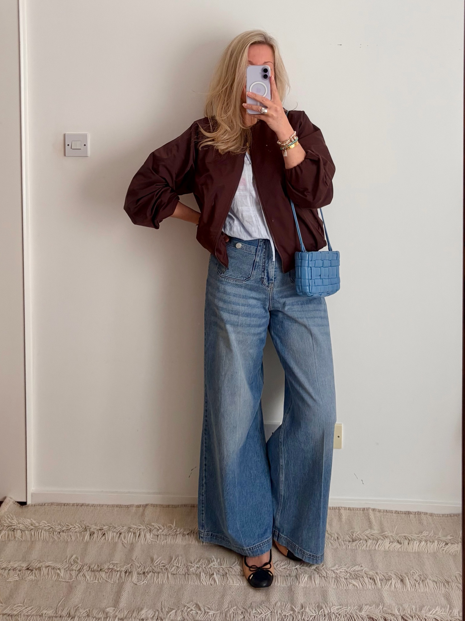 Icy blue | burgundy | spring colour trends | denim style

#LTKover50style #LTKuk #LTKspring