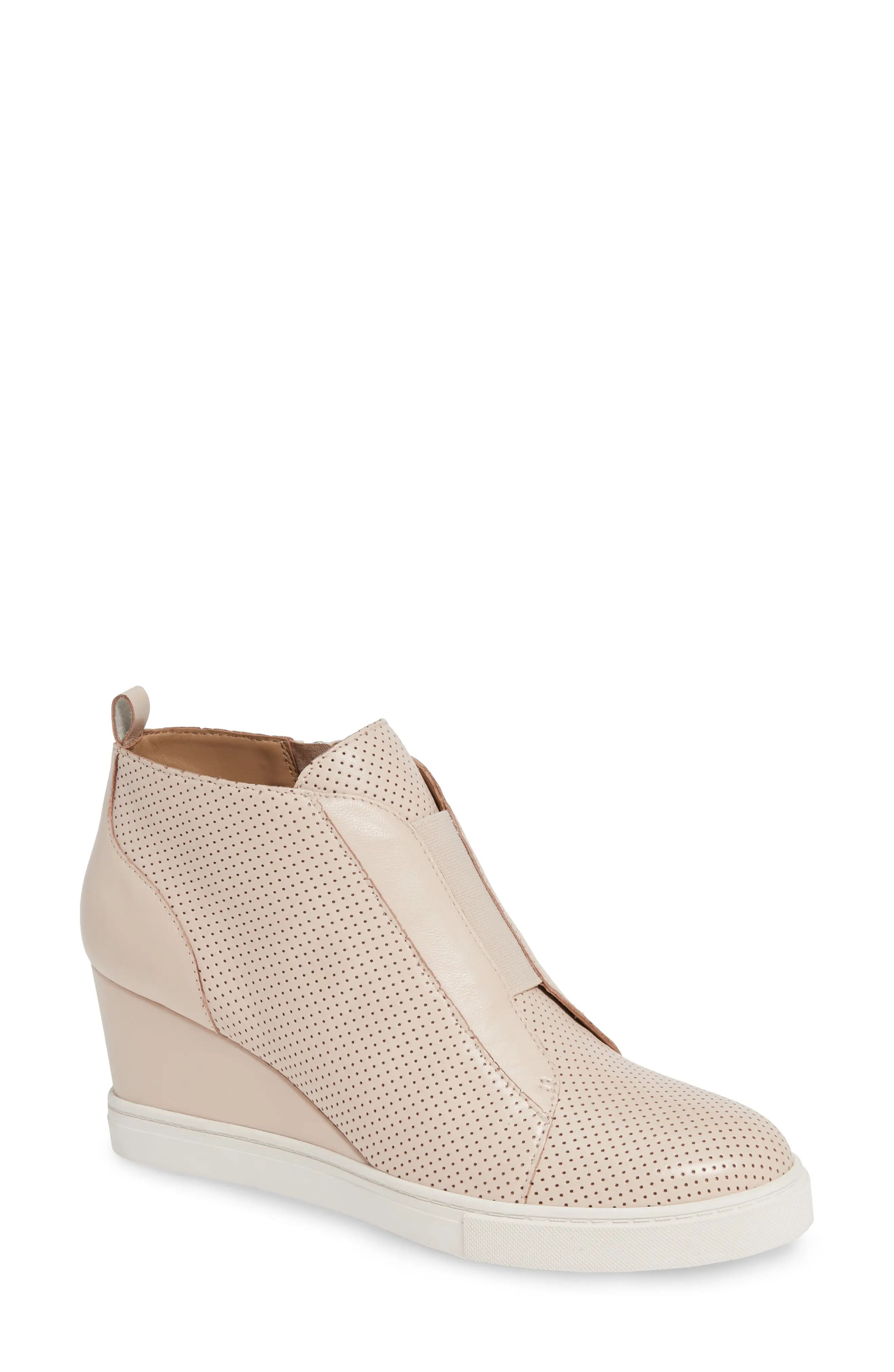 Women's Linea Paolo Felicia Wedge Bootie, Size 4 M - Pink | Nordstrom