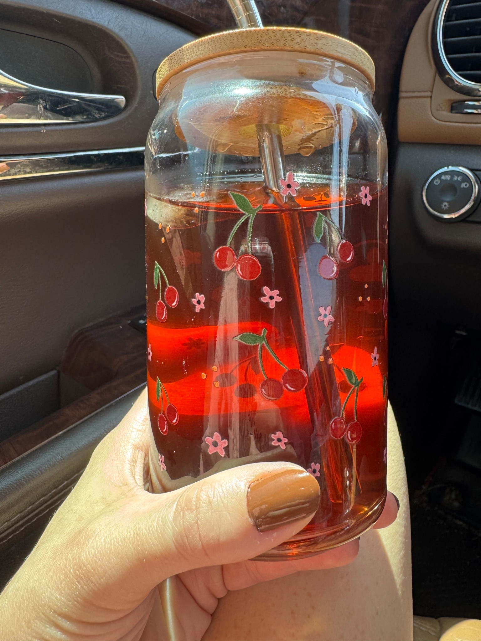 Cute lil cherry glass ❤️