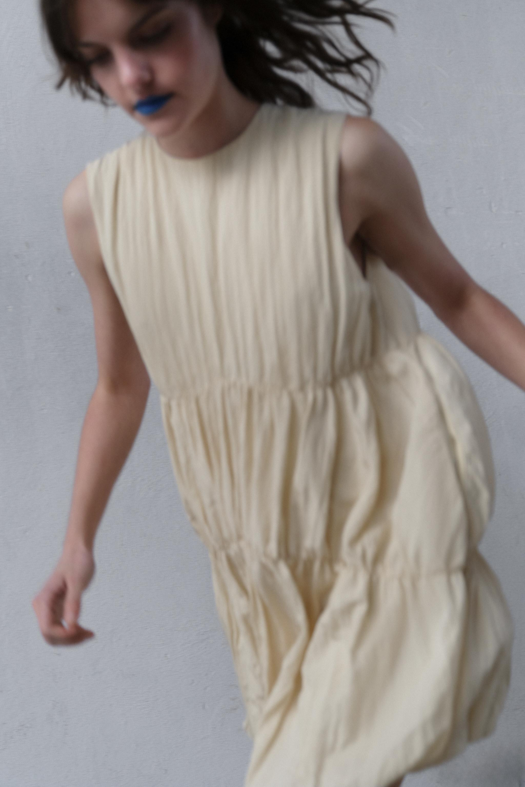 GATHERED BALLOON DRESS | Zara US