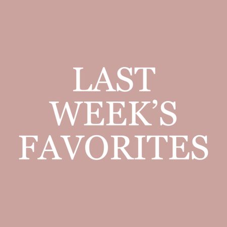 Last week’s favorites!

#LTKstyletip #LTKmens #LTKSeasonal