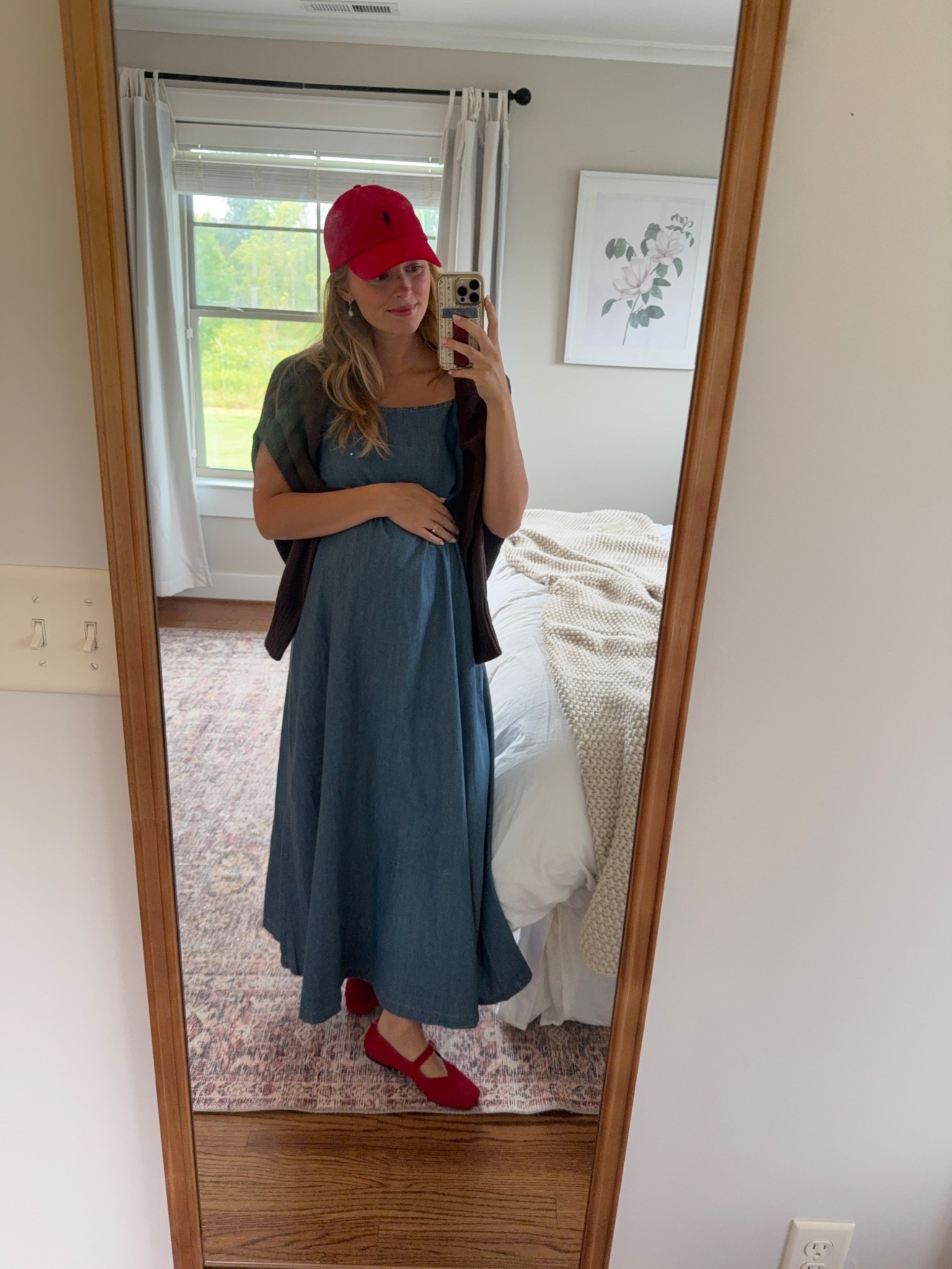 Wearing a small in the dress and medium in the sweater!

#LTKBump #LTKStyleTip #LTKFindsUnder100