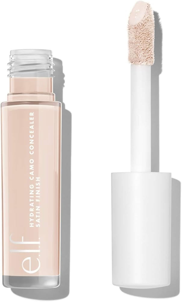 e.l.f, Hydrating Camo Concealer, Lightweight, Full Coverage, Long Lasting, Conceals, Corrects, Co... | Amazon (US)