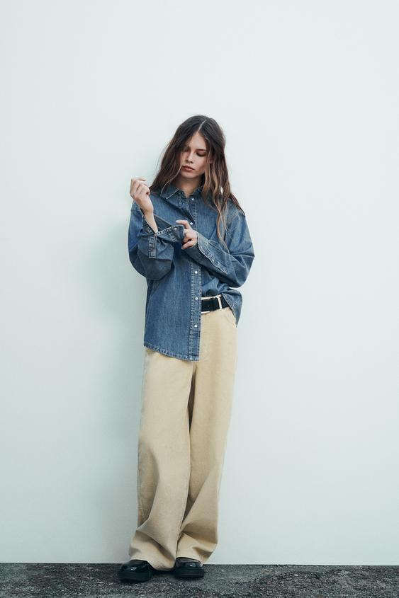 DENIM SHIRT TRF | Zara US