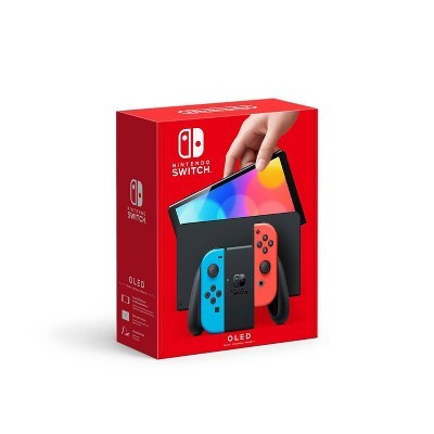 Nintendo Switch - OLED Model with Neon Red & Neon Blue Joy-Con | Target