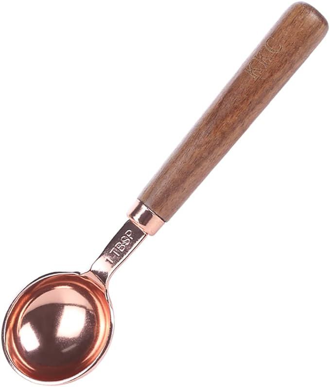 KKC HOME ACCENTS Coffee Scoop for Ground Coffee 1 Tablespoon,Tea Scoop for Loose Tea,Wood Long Ha... | Amazon (US)