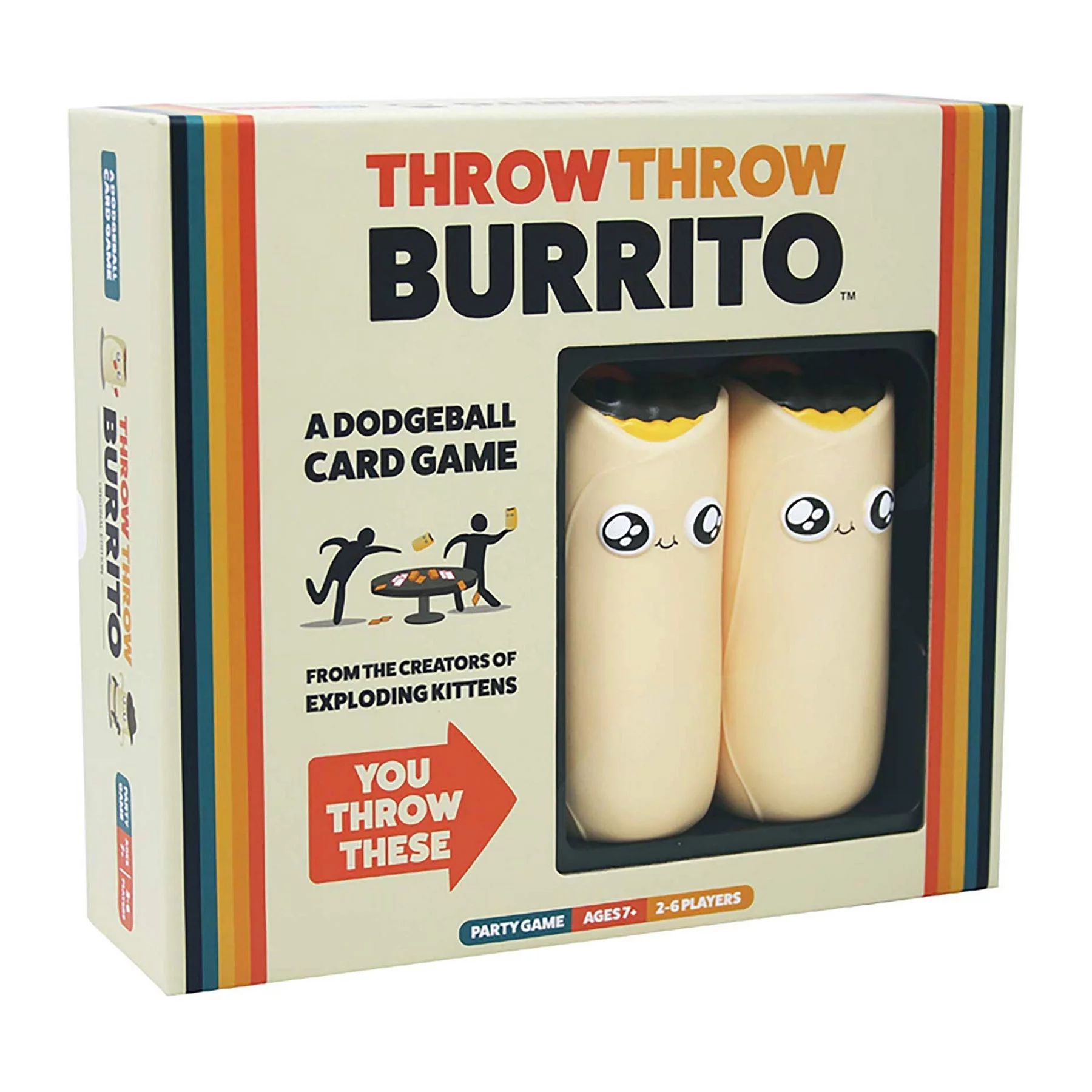 Throw Throw Burrito by Exploding Kittens - A Dodgeball Card Game - Walmart.com | Walmart (US)