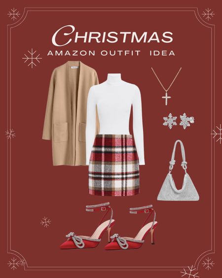 Christmas outfit idea everything from Amazon! 
Holiday party outfit
Christmas party outfit
Amazon outfit

#LTKHoliday #LTKparties #LTKfindsunder50