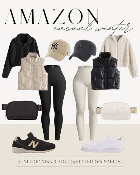 Amazon winter outfits - amazon belt bag outfits - puffer vests - amazon workout leggings set - amazon activewear - lululemon dupes - new balance sneakers - Nike sneakers outfit - neutral outfits - amazon postpartum outfits for moms 


#LTKtravel #LTKfitness #LTKMostLoved