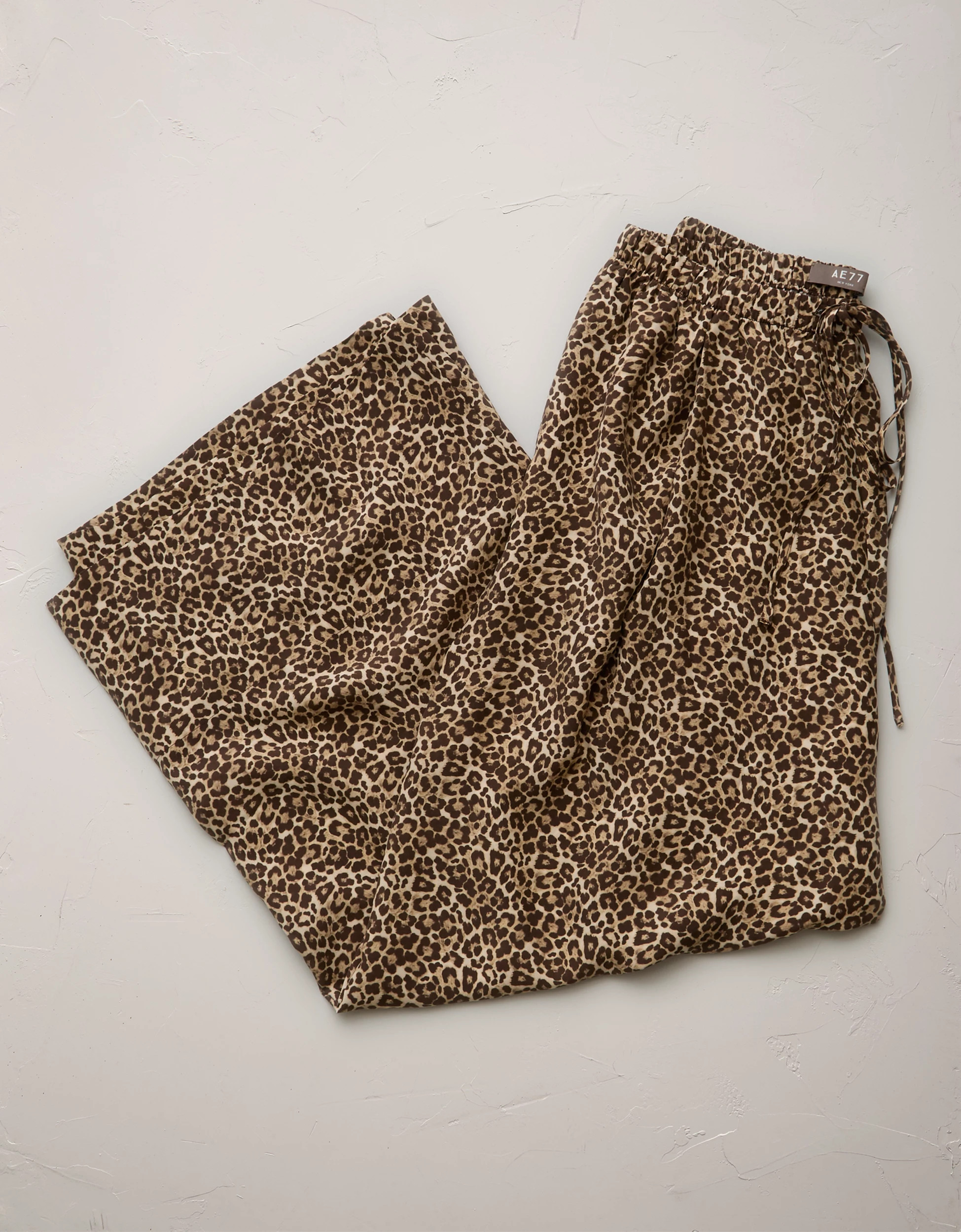 AE77 Premium Silk Leopard Pant | American Eagle Outfitters (US & CA)