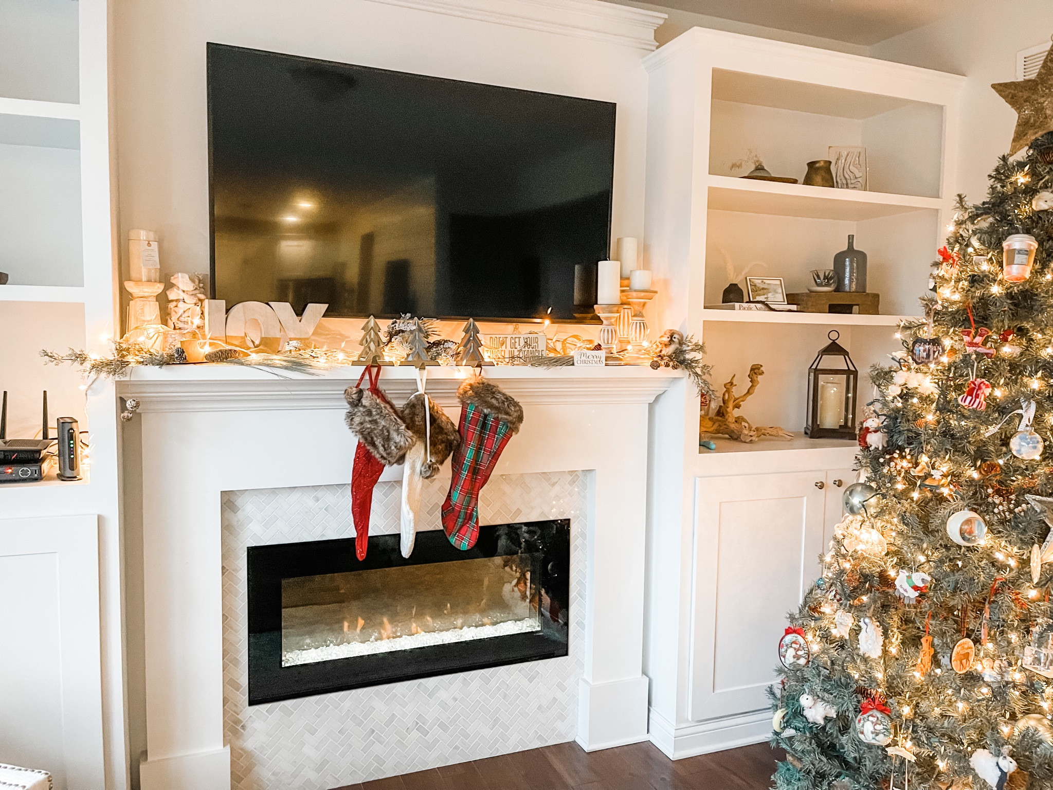 We use this electric fireplace in many of our projects! 

#LTKhome