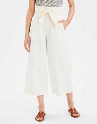 Highest Waist Paperbag Culotte | American Eagle Outfitters (US & CA)