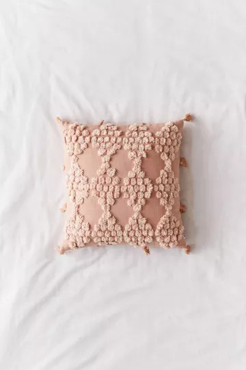 Eden Tufted Tonal Throw Pillow | Urban Outfitters (US and RoW)