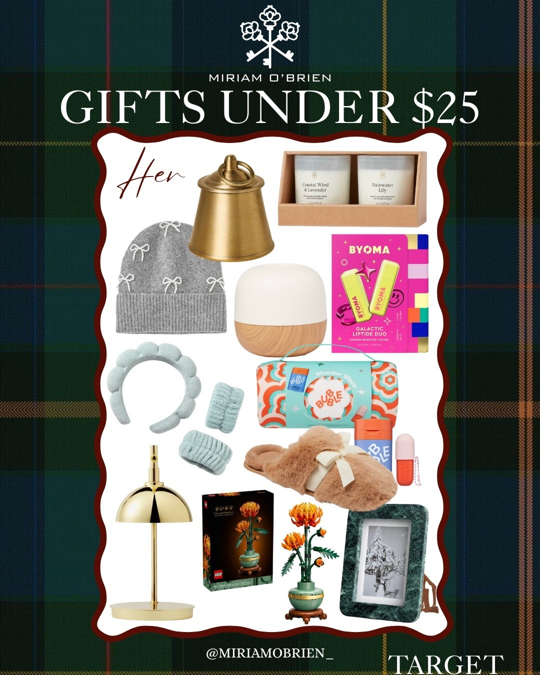 Target gifts for her under 25!!!!

Follow me at @miramobrien_ on IG and TikTok!

#TargetHolidayGift #ChristmasGiftForHer #GiftGuideTarget #Under25Gift

#LTKGiftGuide #LTKHoliday #LTKOver40