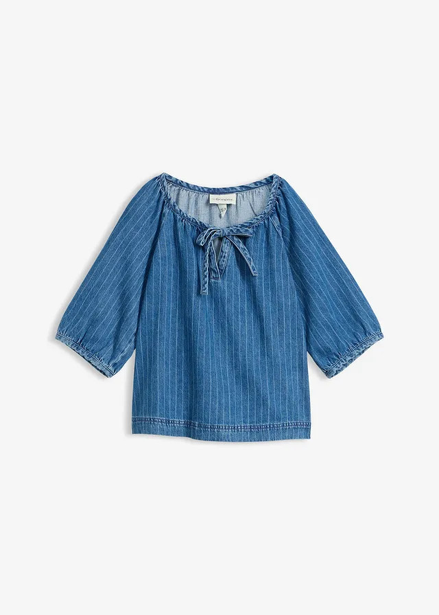 Denim tuniek van katoen blauw denim gestreept | Bonprix NL (Influencer)
