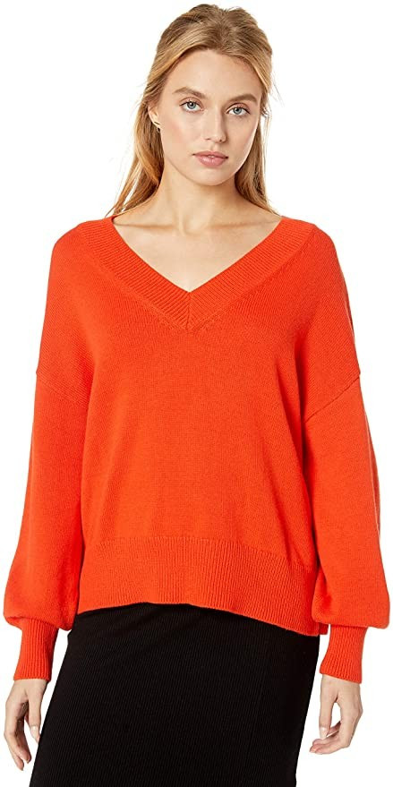 The Drop Women's Lisa Soft Slouchy V-Neck Sweater | Amazon (US)