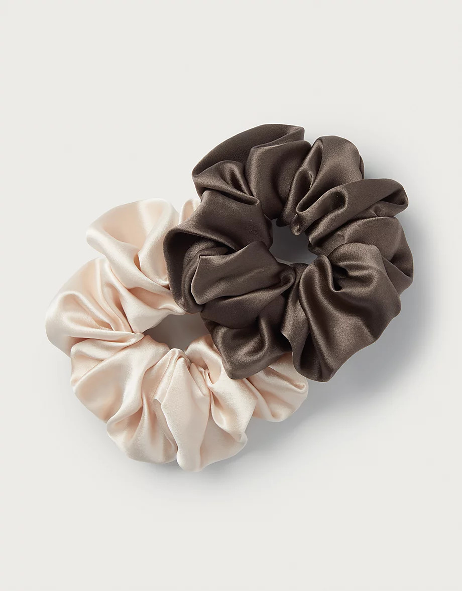 2-Pack Silk Sleep Scrunchie | The White Company UK & ROW