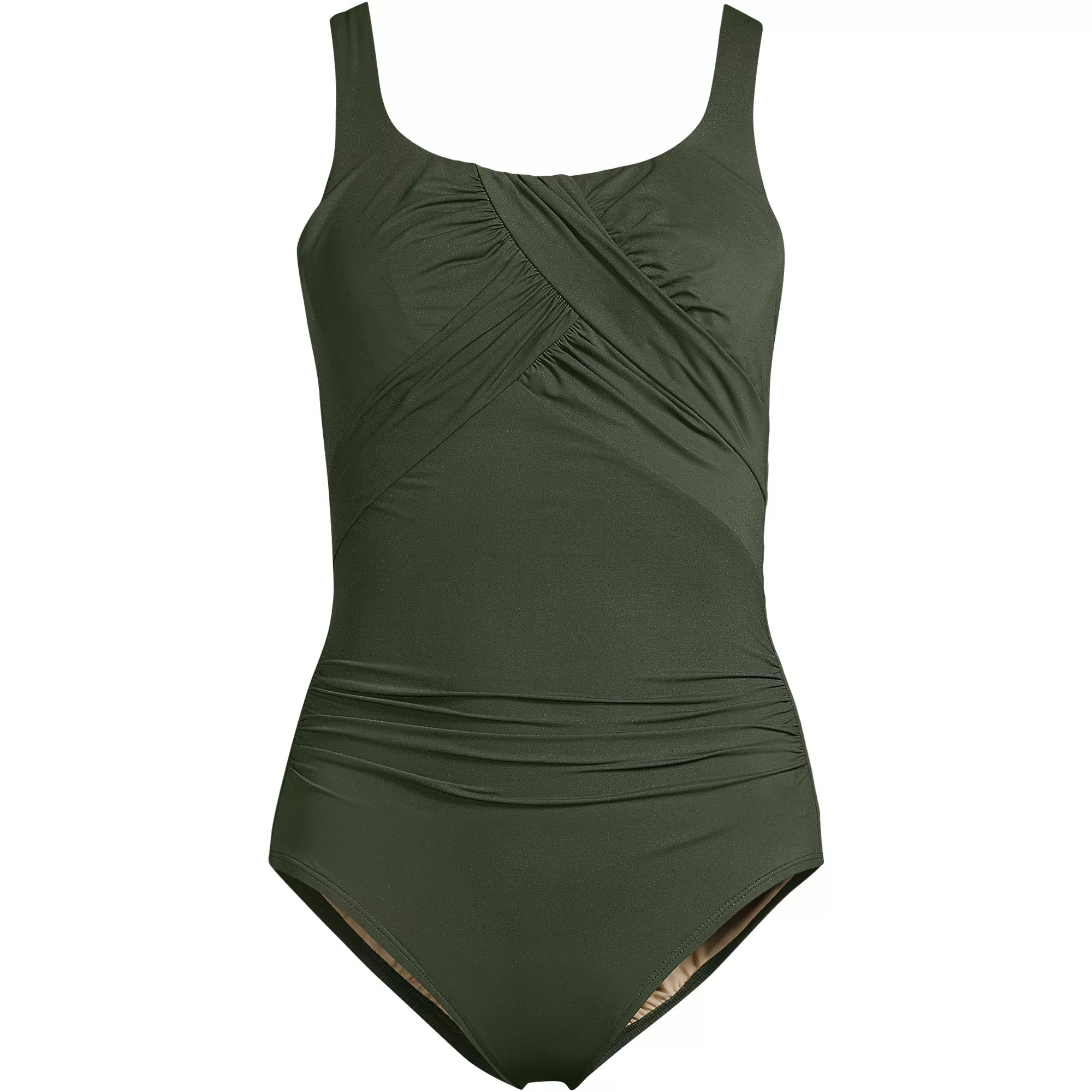 Women's New SlenderSuit Carmela Underwire One Piece Swimsuit | Lands' End (US)