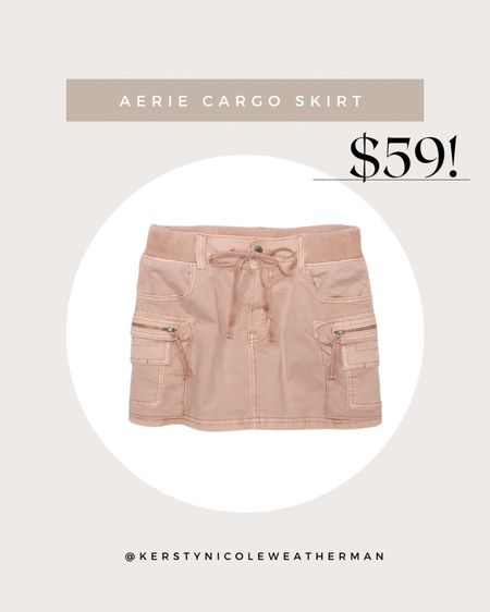 Cargo skirt from aerie! 😍
And it’s 25% off today - code applied at checkout

#LTKfindsunder100 #LTKstyletip #LTKU