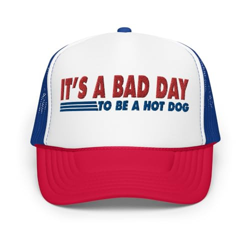 Catnip Clipart | It’s a Bad Day to Be a Hot Dog | Foam Trucker hat | Amazon (US)