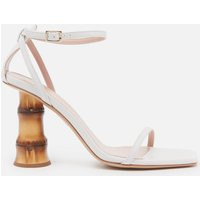 GIA BORGHINI Women's Leather Barely There Heeled Sandals - White - UK 3 | Coggles (Global)