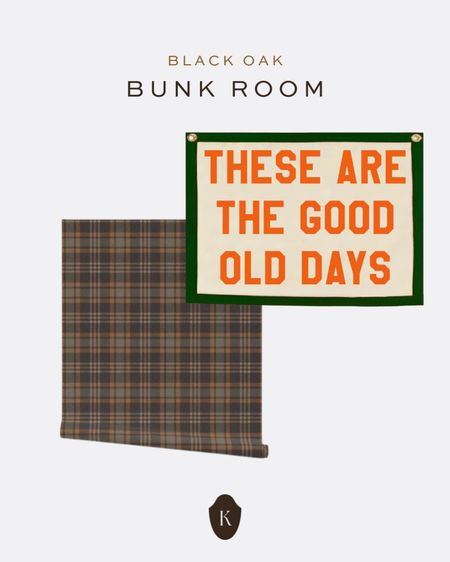 Shop the plaid wallpaper and pendant from the Black Oak bunk room! #babygentleman

#LTKkids #LTKhome