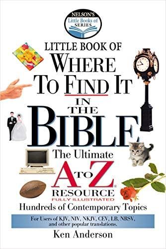 Nelson's Little Book of Where To Find It in the Bible | Amazon (US)