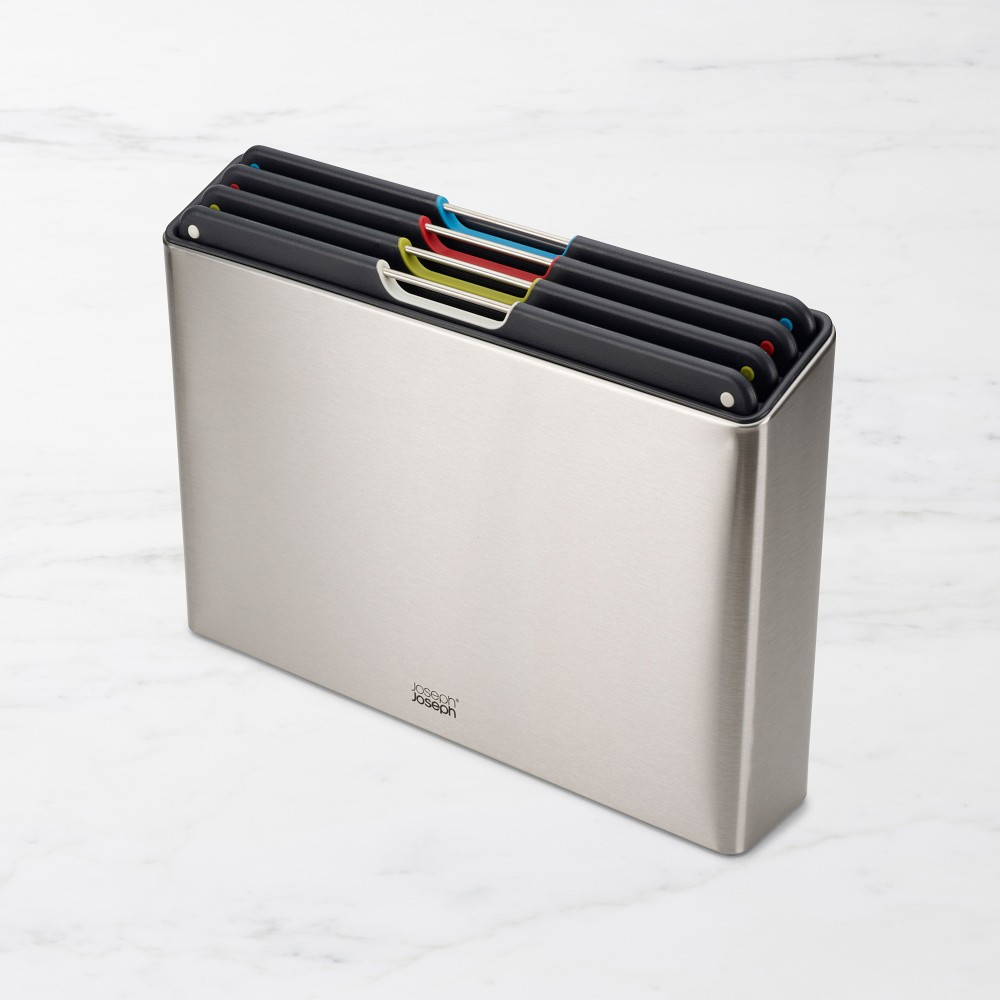 Joseph Joseph Folio Chopping Board, Steel, Set of 4 | Williams-Sonoma