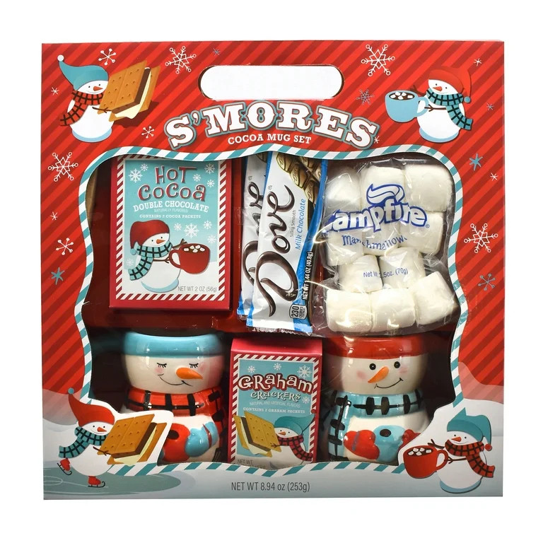 Dove Chocolate S'mores 2 Mug Boxed Christmas Gift Set, 8.94oz - Walmart.com | Walmart (US)