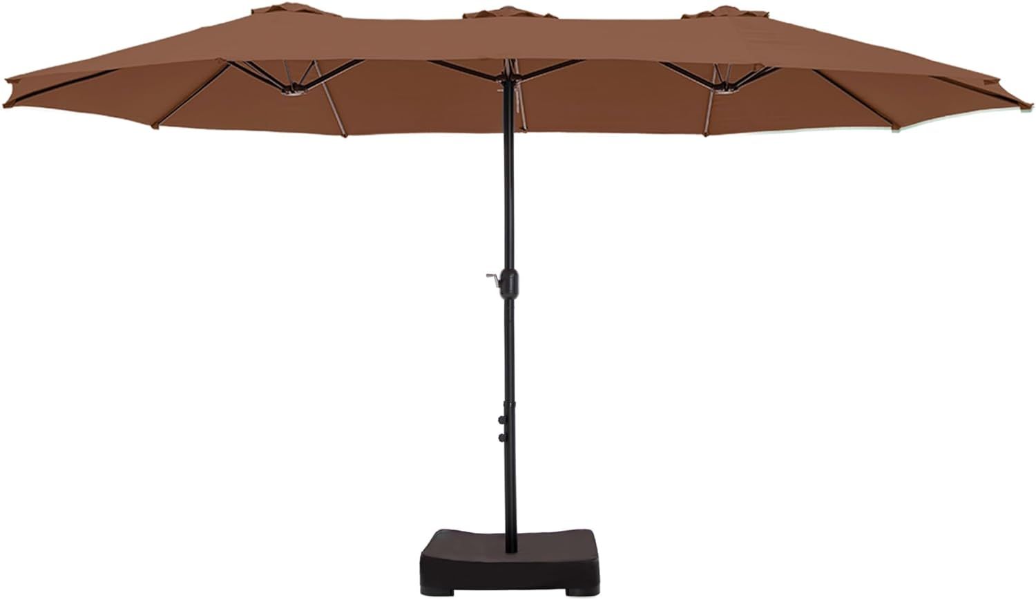 Sophia & William 15 ft Extra Large Patio Umbrella with Base Included, Rectangular Outdoor Umbrell... | Amazon (US)