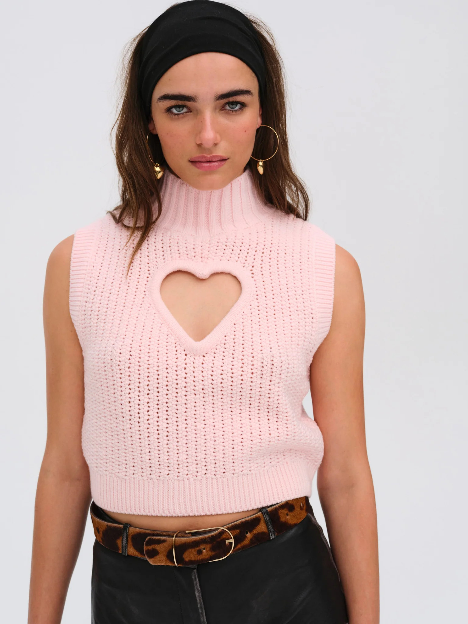 Rebecca Heart Sweater Vest | For Love & Lemons