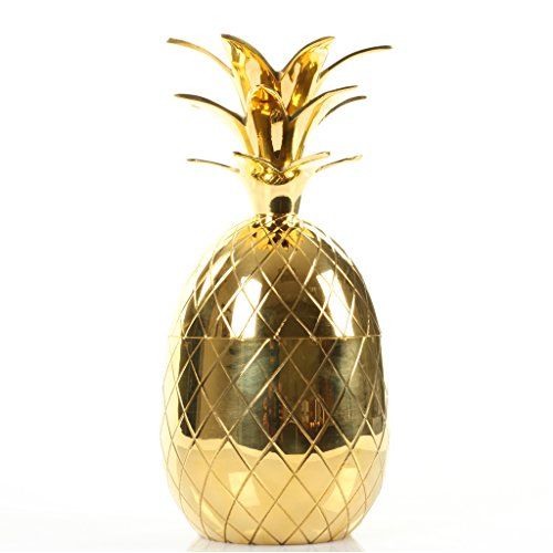 Koyal Wholesale 6" Vintage Brass Pineapple, Tumbler, Shotglass | Amazon (US)