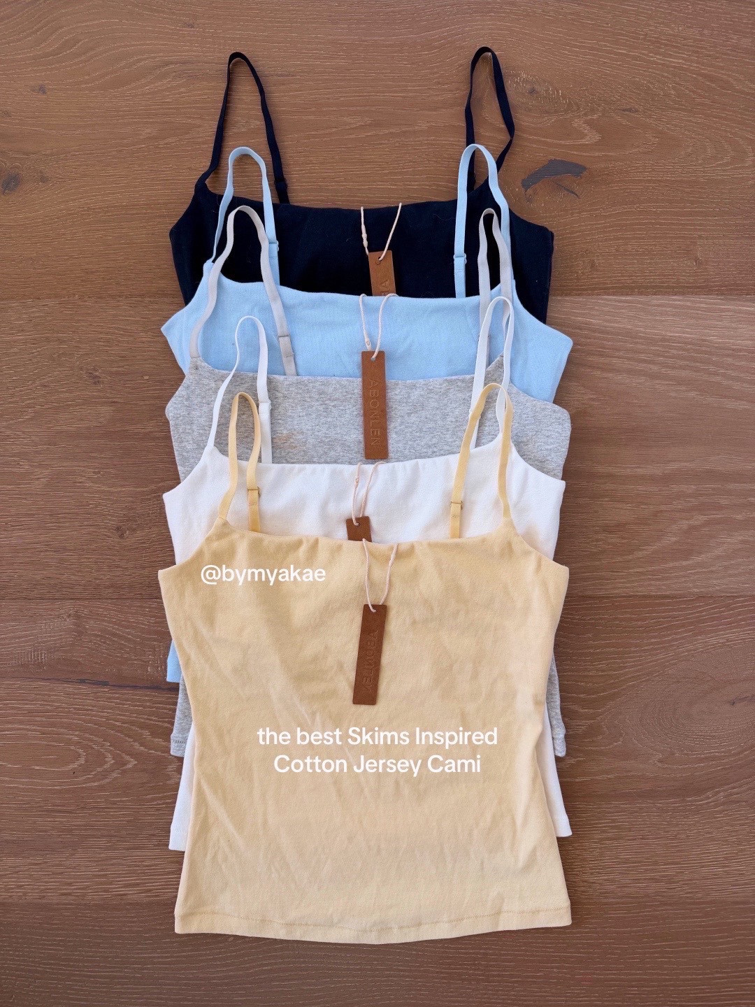The BEST Skims-Inspired Cotton Jersey everyday camis! buttery soft cotton jersey fabric (literally that smooth, second-skin feel)
super flattering fitted cut without feeling tight
thin adjustable straps = perfect fit every time
easy to layer or wear on its own
these colors??? you need more than one 

 #LTKgrwm #LTKootd #LTKSaleAlert