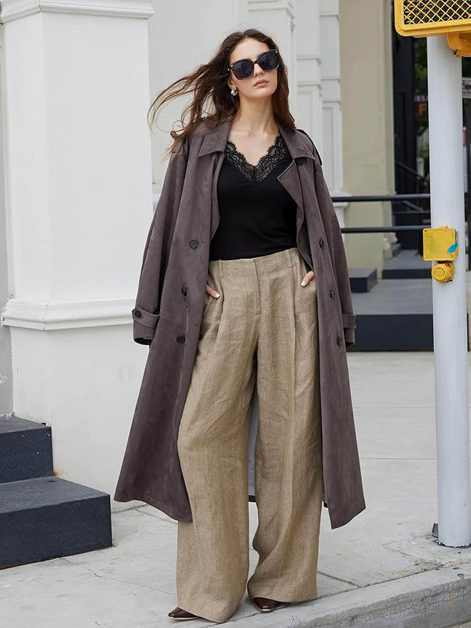 SUUKSESS Cloud Cashmere Women Basic Tops V Boat Neck Lace Long Sleeve Shirt | Amazon (US)