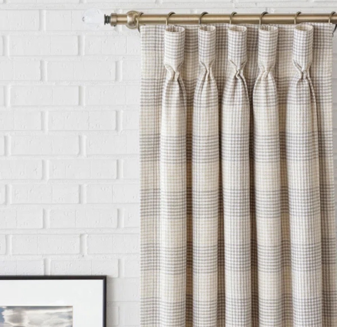 🪟 The Curtain Upgrade You Didn’t Know You Needed
These Wayfair curtains are giving designer without the markup. The subtle plaid, the pleated top, and the cozy neutral tones = timeless, tailored, and totally elevated.

Perfect for creating warmth and texture in any space — especially living rooms, offices, or bedrooms where you want that polished, layered look.

🤎 Love how they soften a white wall and instantly make the space feel more finished.

🛒 Tap to shop these classic panels:
👉 
#WayfairFinds #CurtainCrush #NeutralHomeStyle #ModernTraditional #LTKHome #WindowGoals #ClassicCozy


#LTKStyleTip #LTKSaleAlert #LTKHome