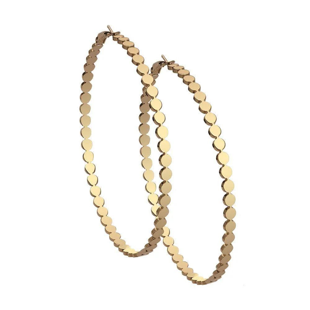 Mattie 3" Hoops | Jennifer Zeuner Jewelry