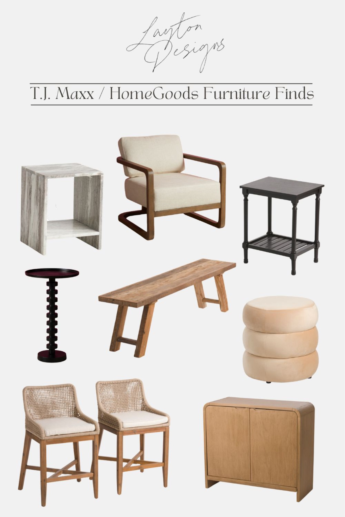 Don’t forget T.J. Maxx + HomeGoods have more than just decor! Shop some of our favorite furniture pieces at unbeatable prices 😌 

#LTKSeasonal #LTKhome #LTKFind