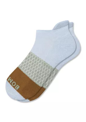 Bombas Women's Marl Tri Block Ankle Socks, Blue, Medium | Belk