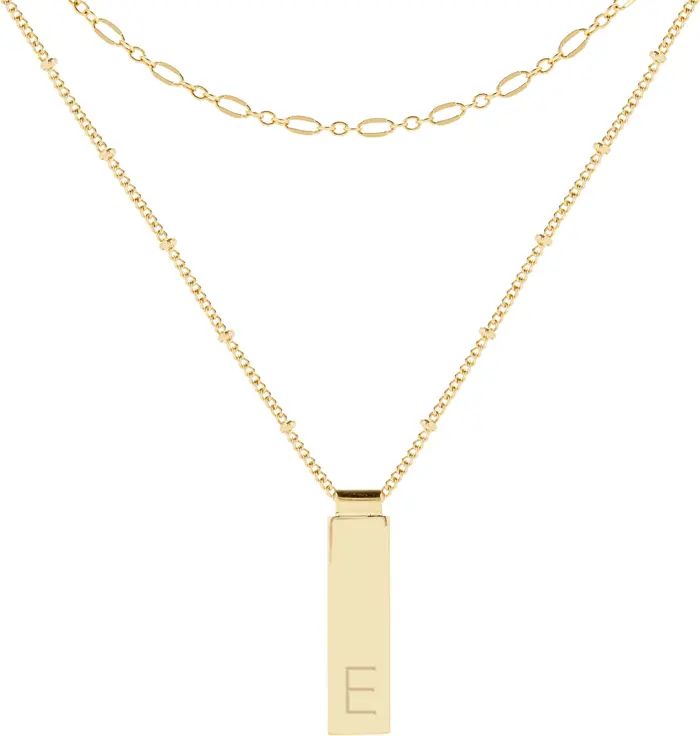 Brook and York Maisie Set of 2 Initial Layering Necklaces | Nordstrom | Nordstrom
