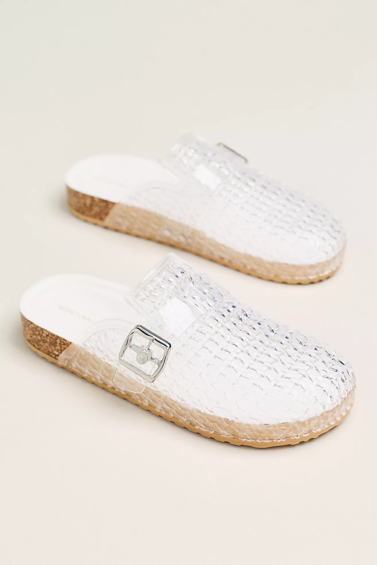 Intentionally Blank Buckle Mules | Anthropologie (US)